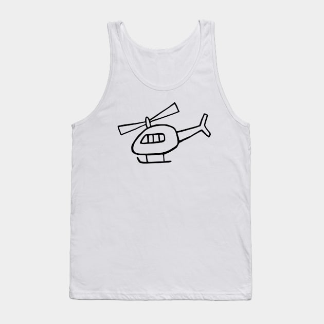 Helicopter Tank Top by Simple D.